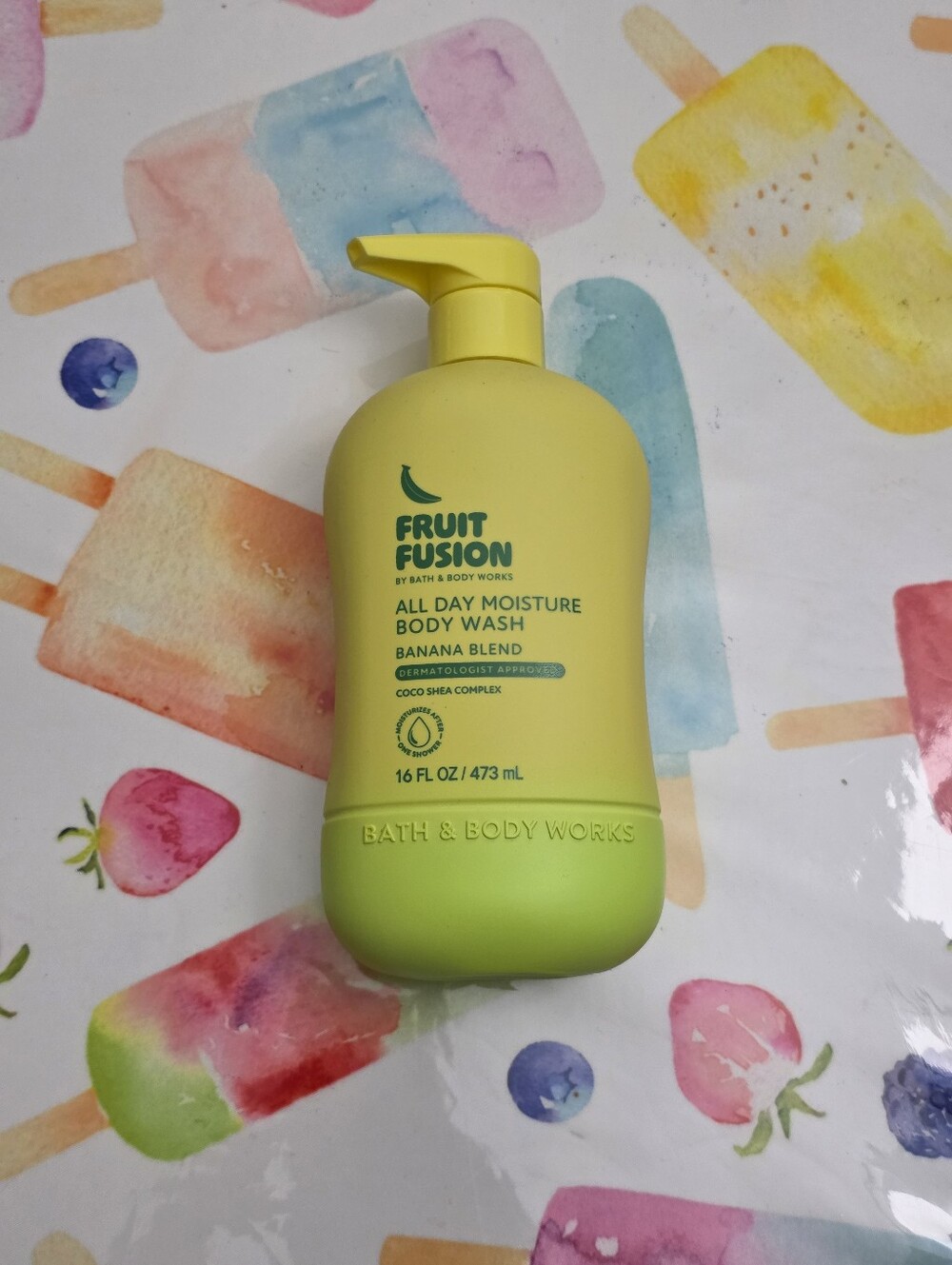 Bath & Body Works Fruit Fusion Banana Blend 16oz NEW RARE